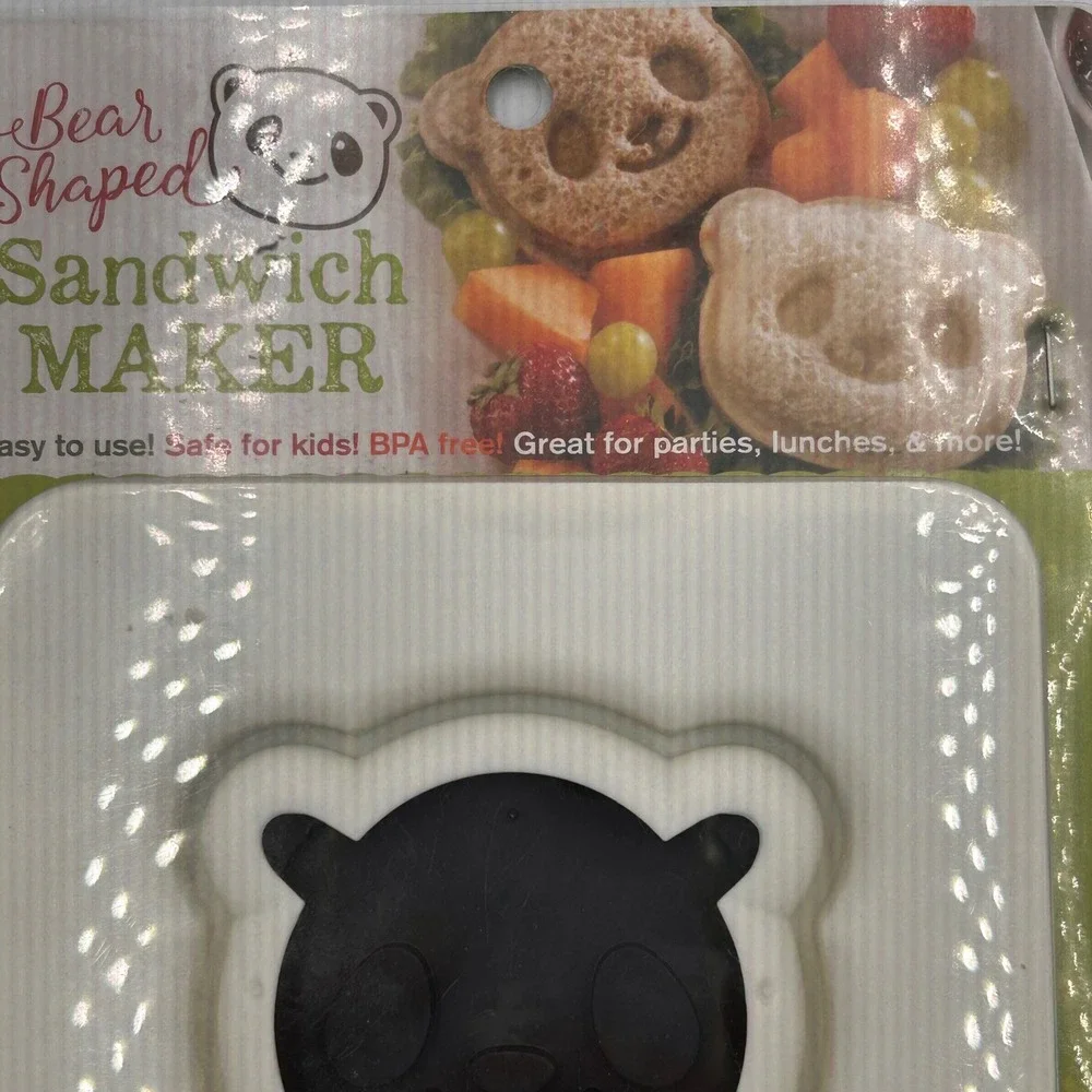 GA Bear Shaped Sandwich Maker Panda Face Crust Cutter Sealer E8287 New
